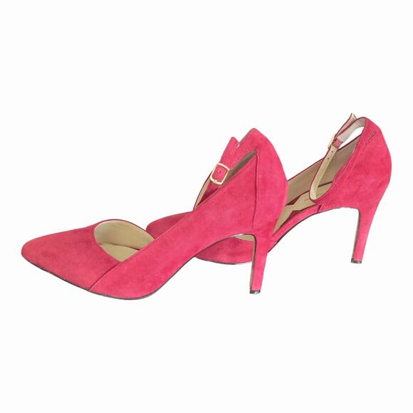 Adrienne Vittadini High Heels Pump Ankle Strap Pointed Toe Pink Women's US 7 - Picture 6 of 9